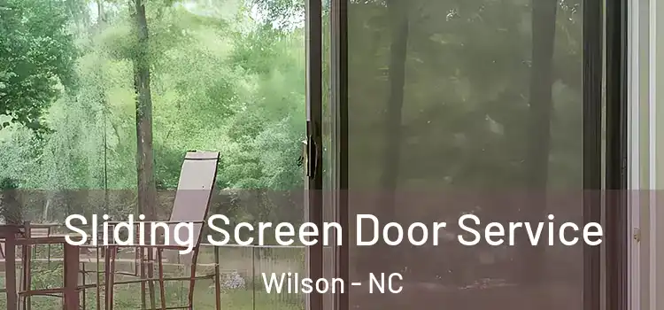 Sliding Screen Door Service Wilson - NC